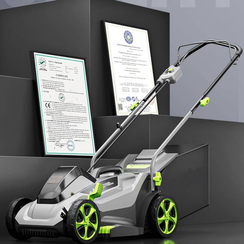 CX410E Electric Walk Behind Mower: 410mm Cutting Width, 900W Motor & 50L Grass Collector